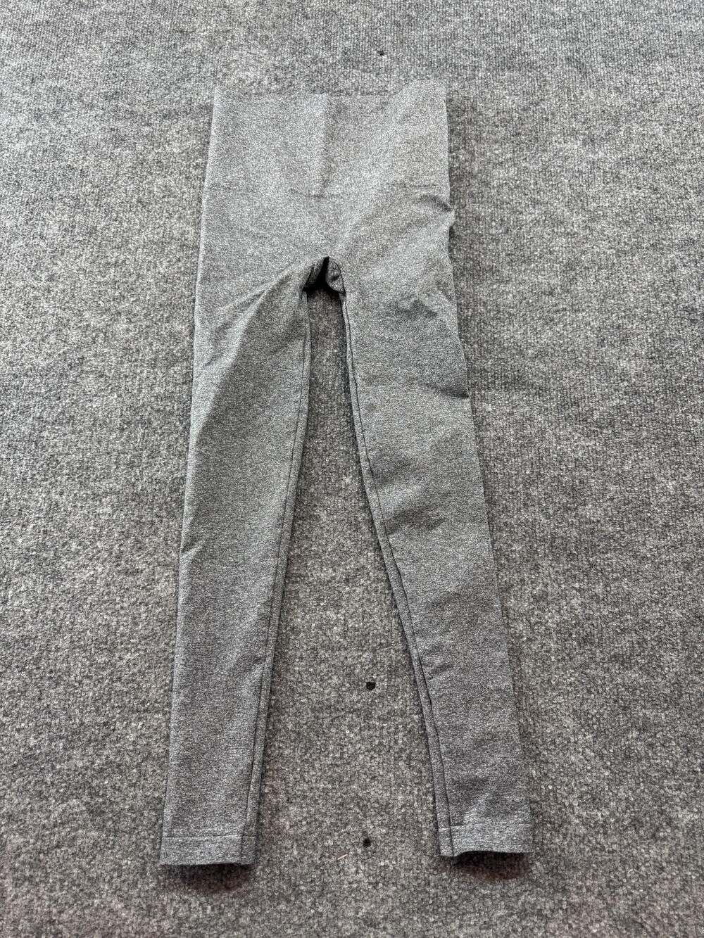 Spanx Leggings Womens Small Gray High Waist Shaping Bottom Slimming Shapewear